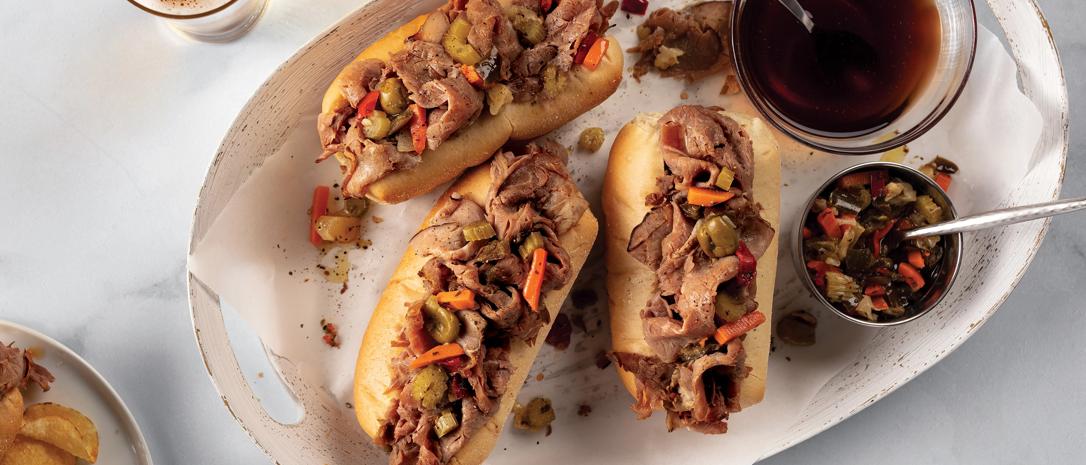 1 (62 oz.) Italian Beef Sandwich Kit - easy one step meals