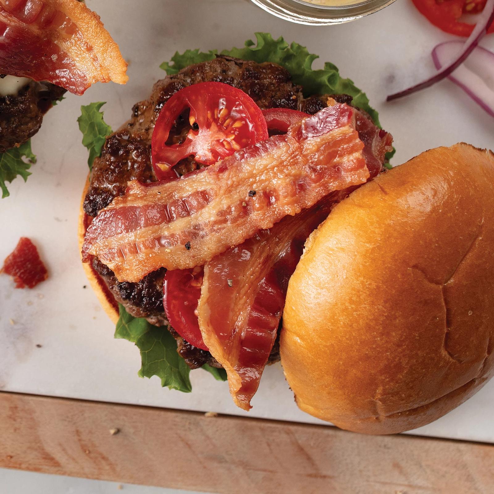 Omaha Steaks Fully Cooked Hearty Cut Bacon 1 Piece 13 oz