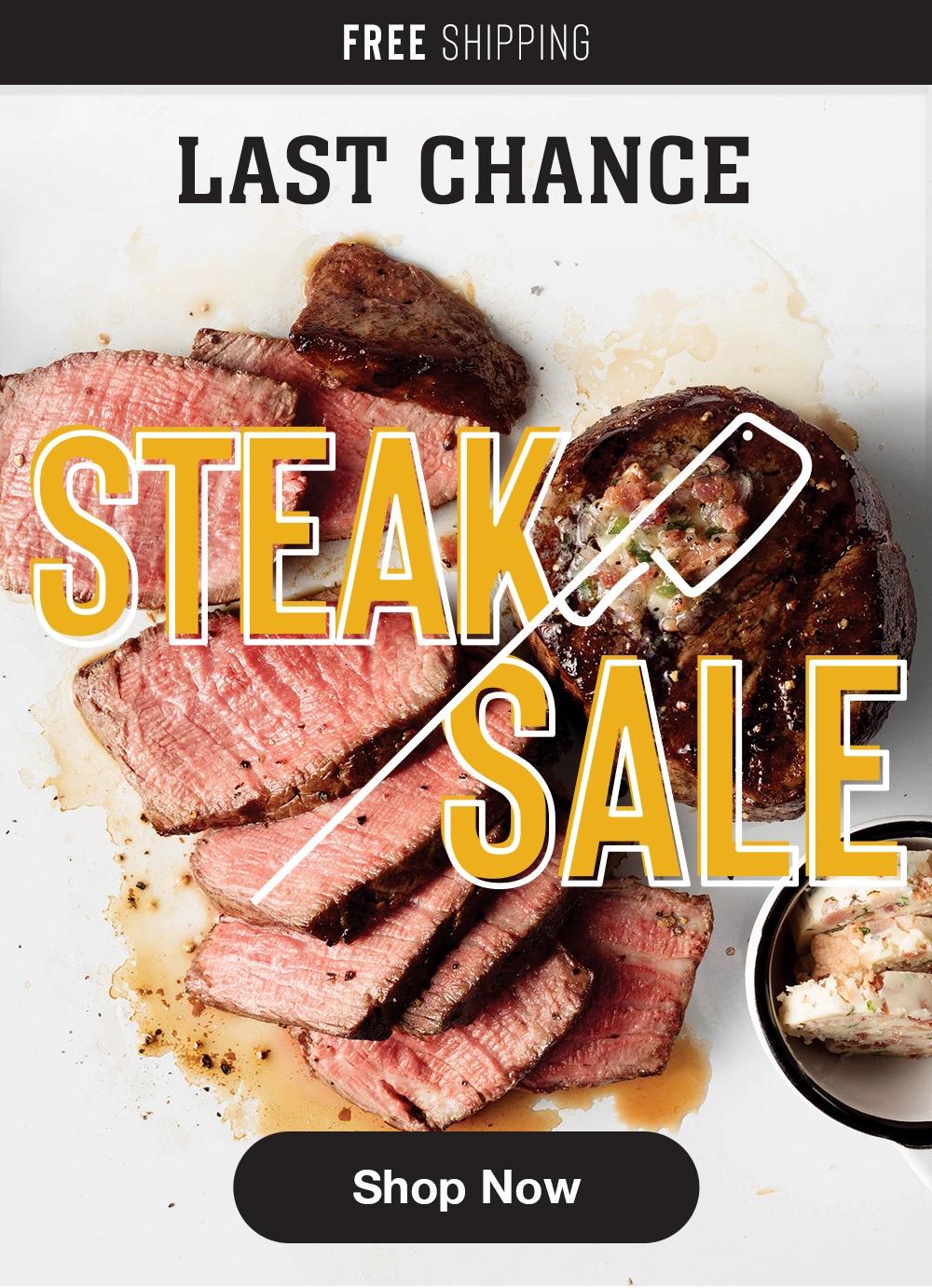 FREE SHIPPING | LAST CHANCE - STEAK SALE || Shop Now