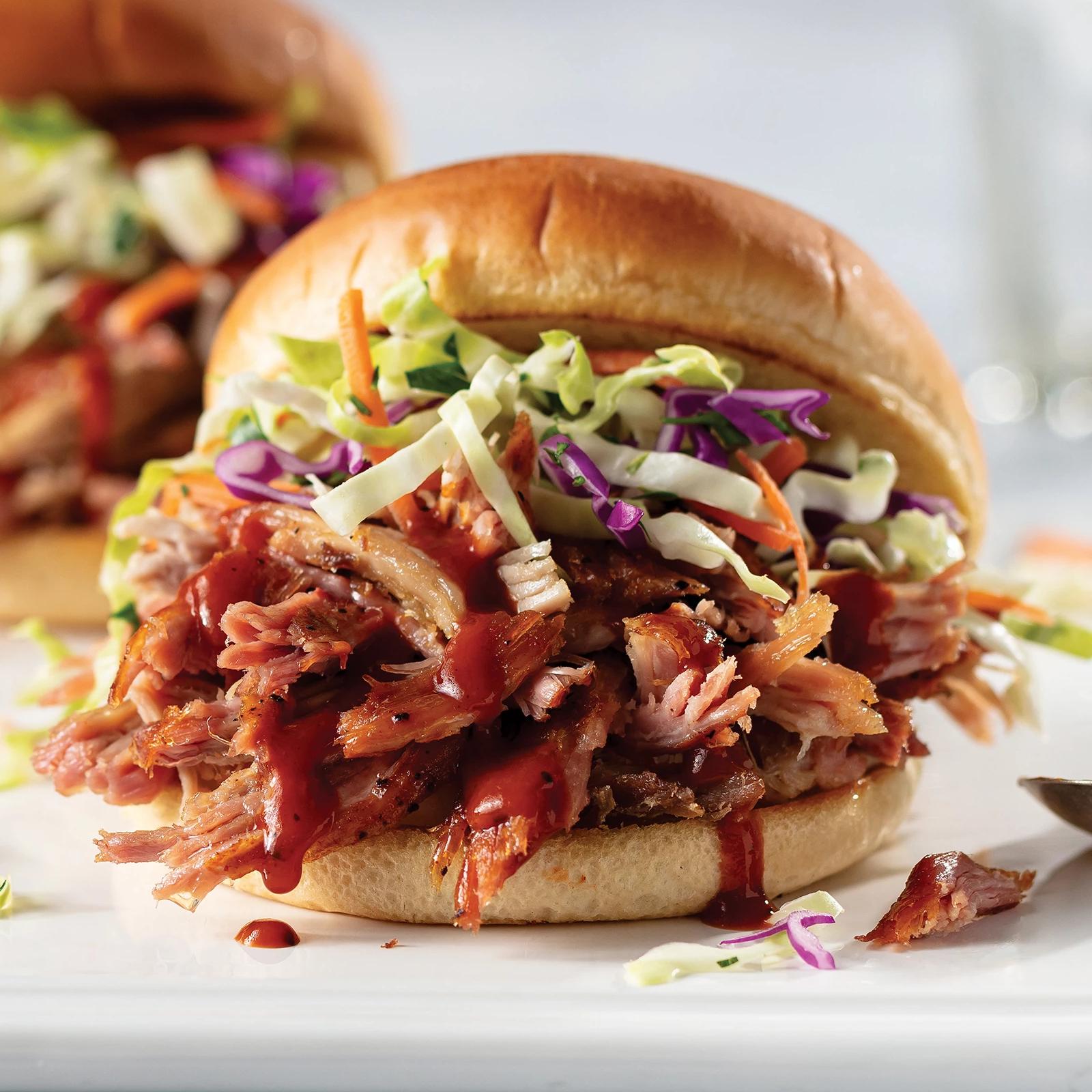 Omaha Steaks Smoked Pulled Pork 2 Pieces 16 oz Per Piece