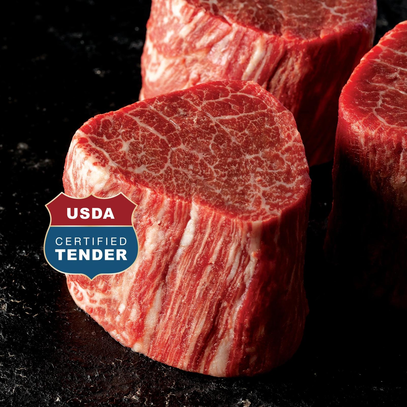 Private-Reserve Wagyu Filet Mignons 4 Pieces 5 oz Per Piece