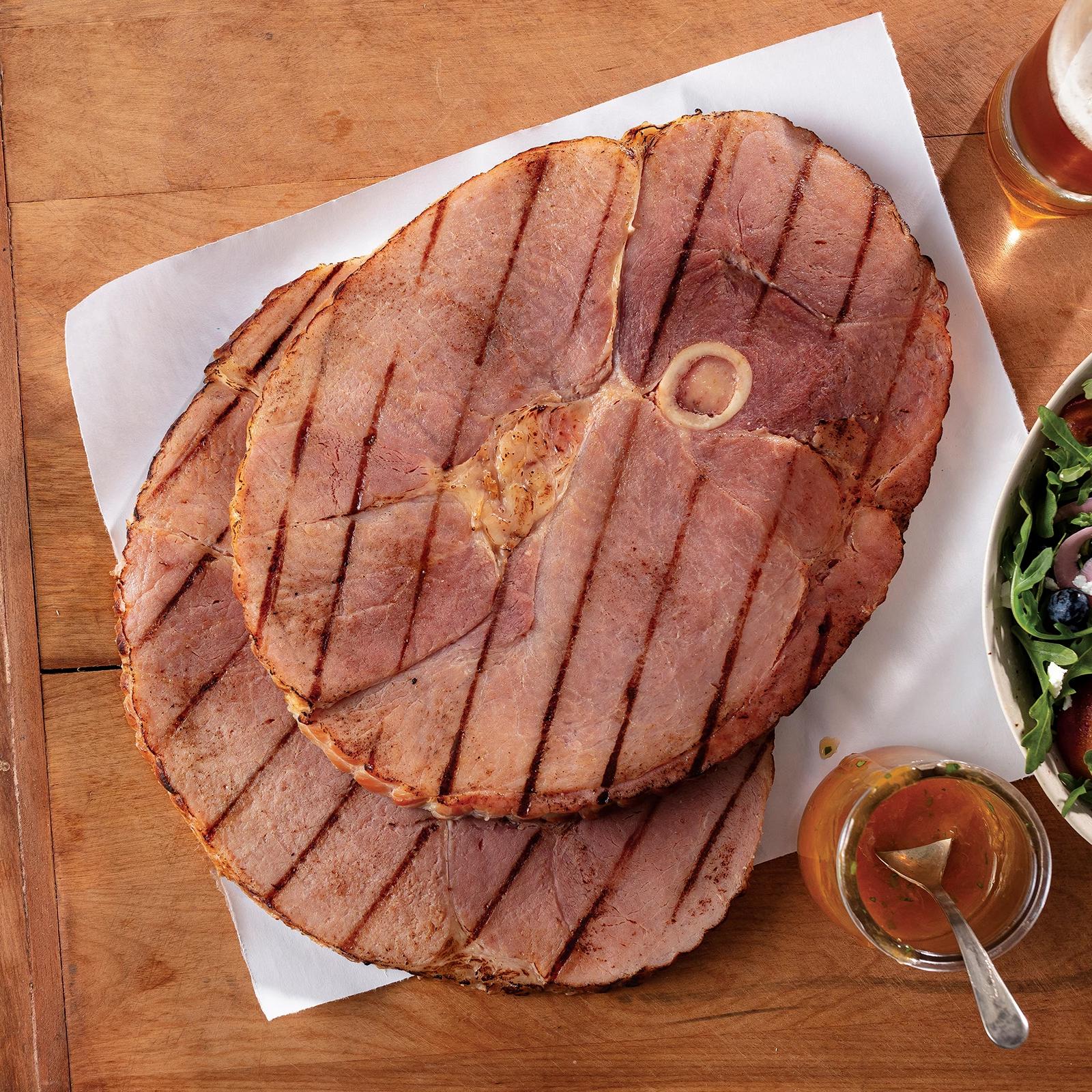 Bone-In Ham Steaks 2 Pieces 1.5 lbs Per Piece
