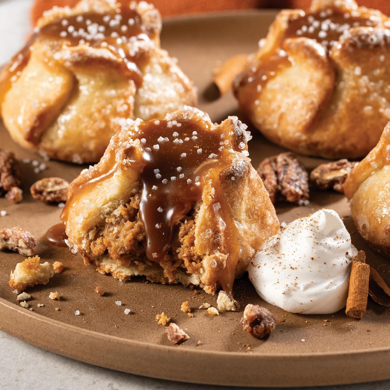 Pumpkin Cheesecake Tartlets 4 Pieces 4.05 oz Per Piece