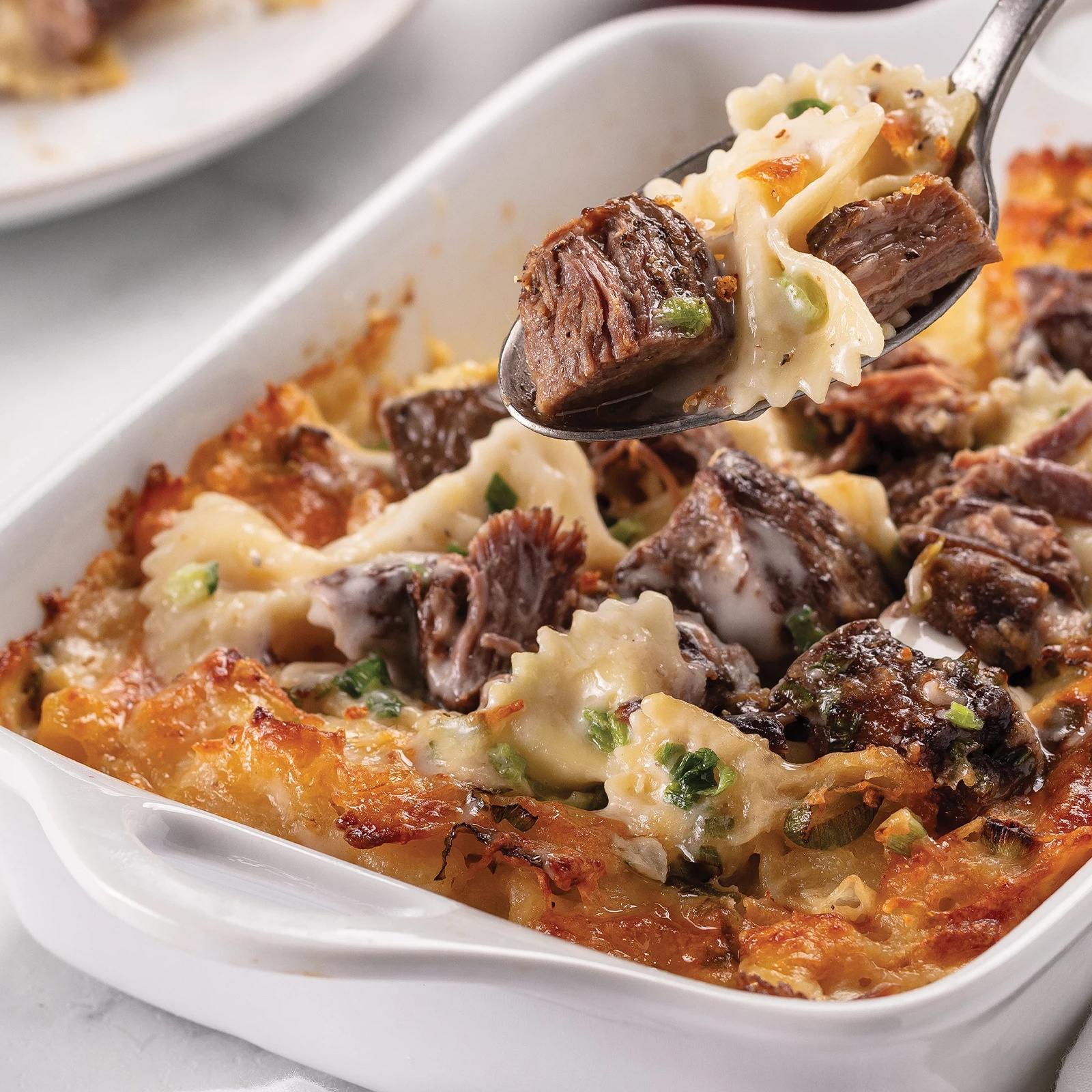 Baked Short Rib Mac & Cheese 2 Pieces 32 oz Per Piece