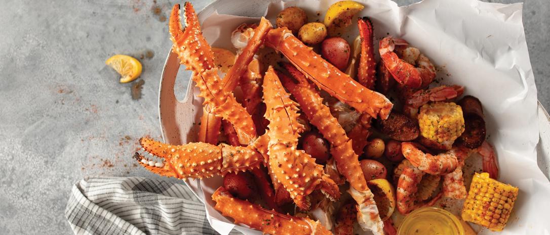 1 (2 lbs. pkg.) King Crab Legs