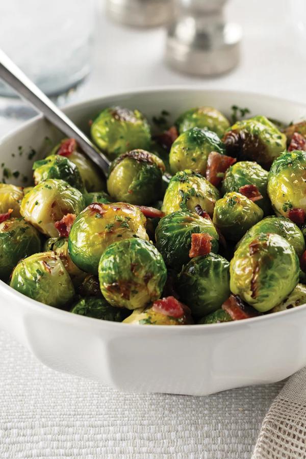 Image of Brussels Sprouts w/ Bacon & Shallots