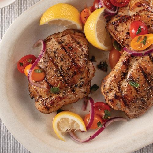 Air-Chilled Boneless Skinless Chicken Thighs 4 Pieces 5 oz Per Piece