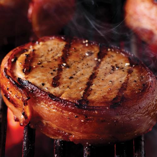 Bacon-Wrapped Pork Chops 8 Pieces 6 oz Per Piece