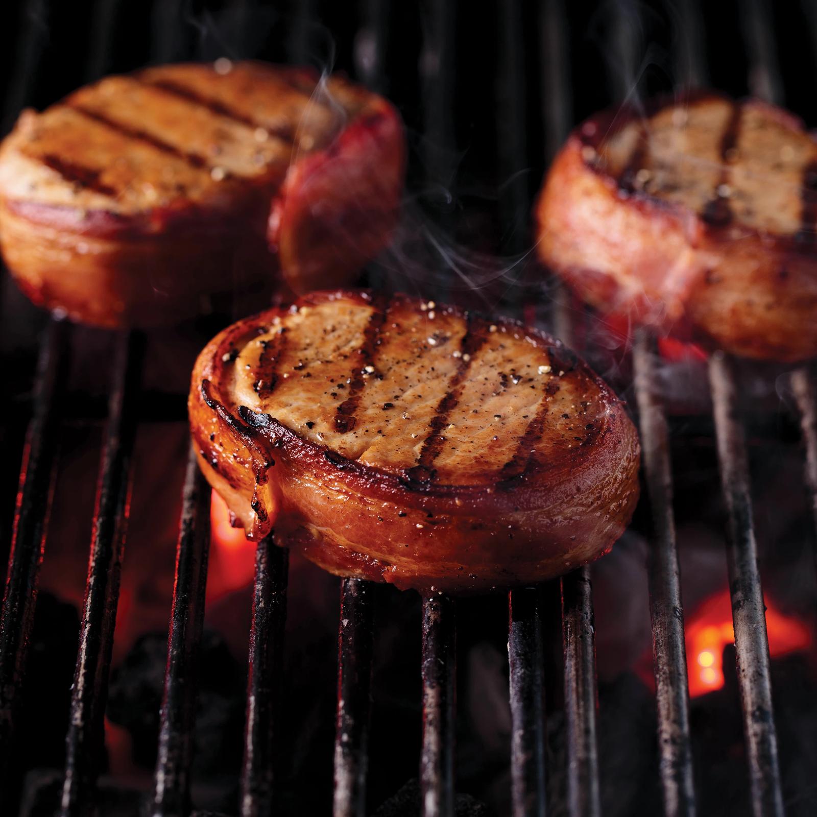 Bacon-Wrapped Pork Chops Omaha Steaks