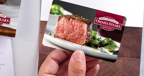 Buy Omaha Steaks gift cards with Crypto - Coinsbee