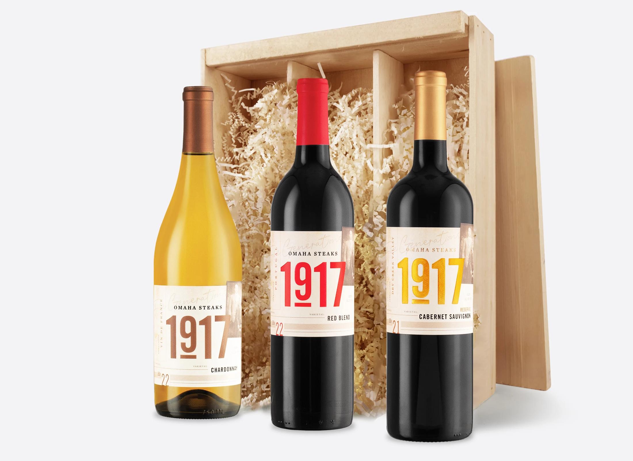 Omaha Steaks wine pairing with steak dinner