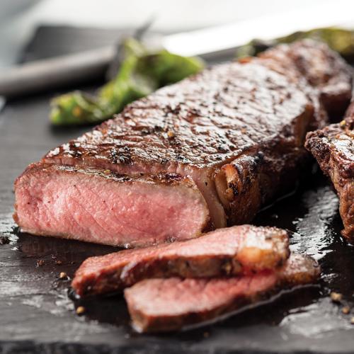 Omaha Steaks Private Reserve Boneless New York Strips 4 Pieces 14 oz Per Piece