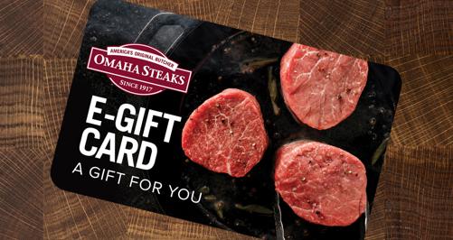 Omaha Steaks Gift Card - Greetabl