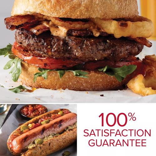32 Omaha Steaks Burgers & 32 Gourmet Jumbo Franks