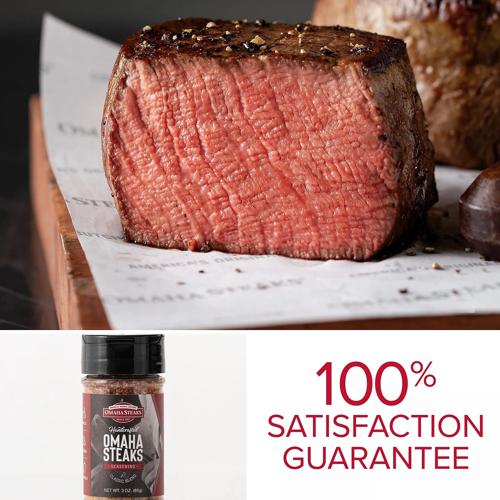 Triple-Trimmed Filet Mignons + Seasoning