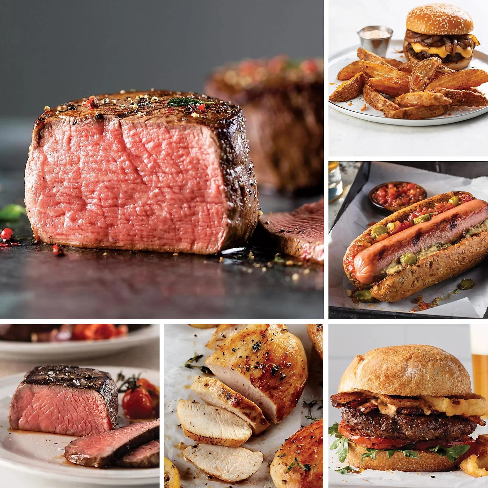 Omaha Steaks Deluxe Gift + FREE Shipping & Burgers