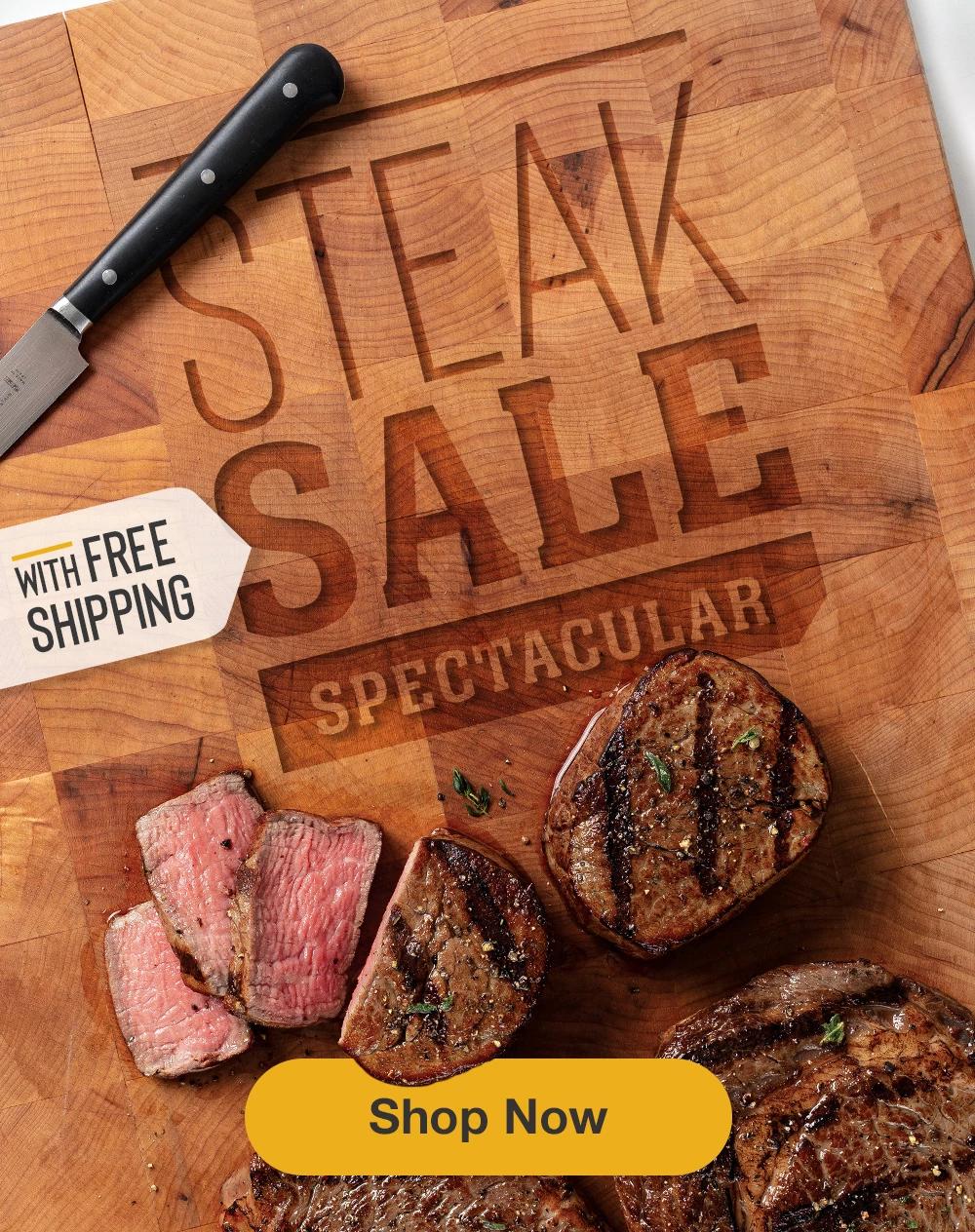 Steak SALE SPECTACULAR With Free SHIPPING || Shop Now