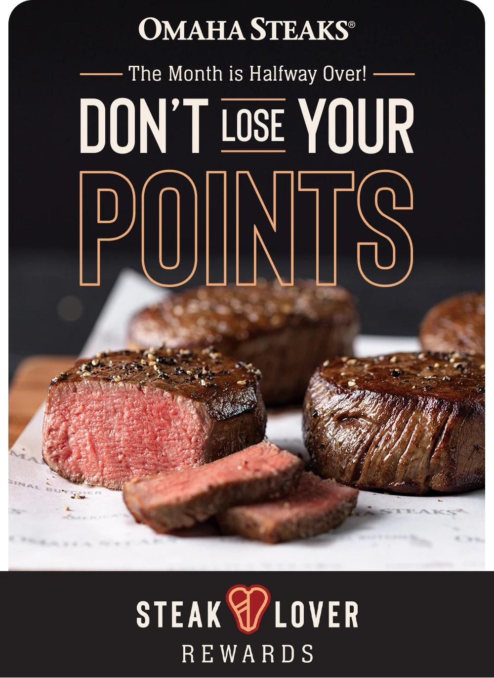 Ho-Ho-hold up! $30 Reward Card ENDS soon. - Omaha Steaks