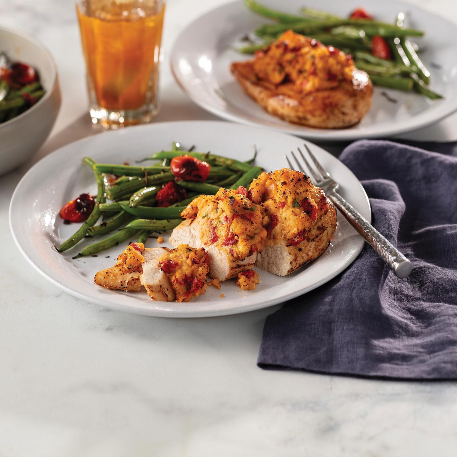 4 (7.25 oz.) Pimento Cheese Stuffed Chicken Grillers - father's day meal delivery