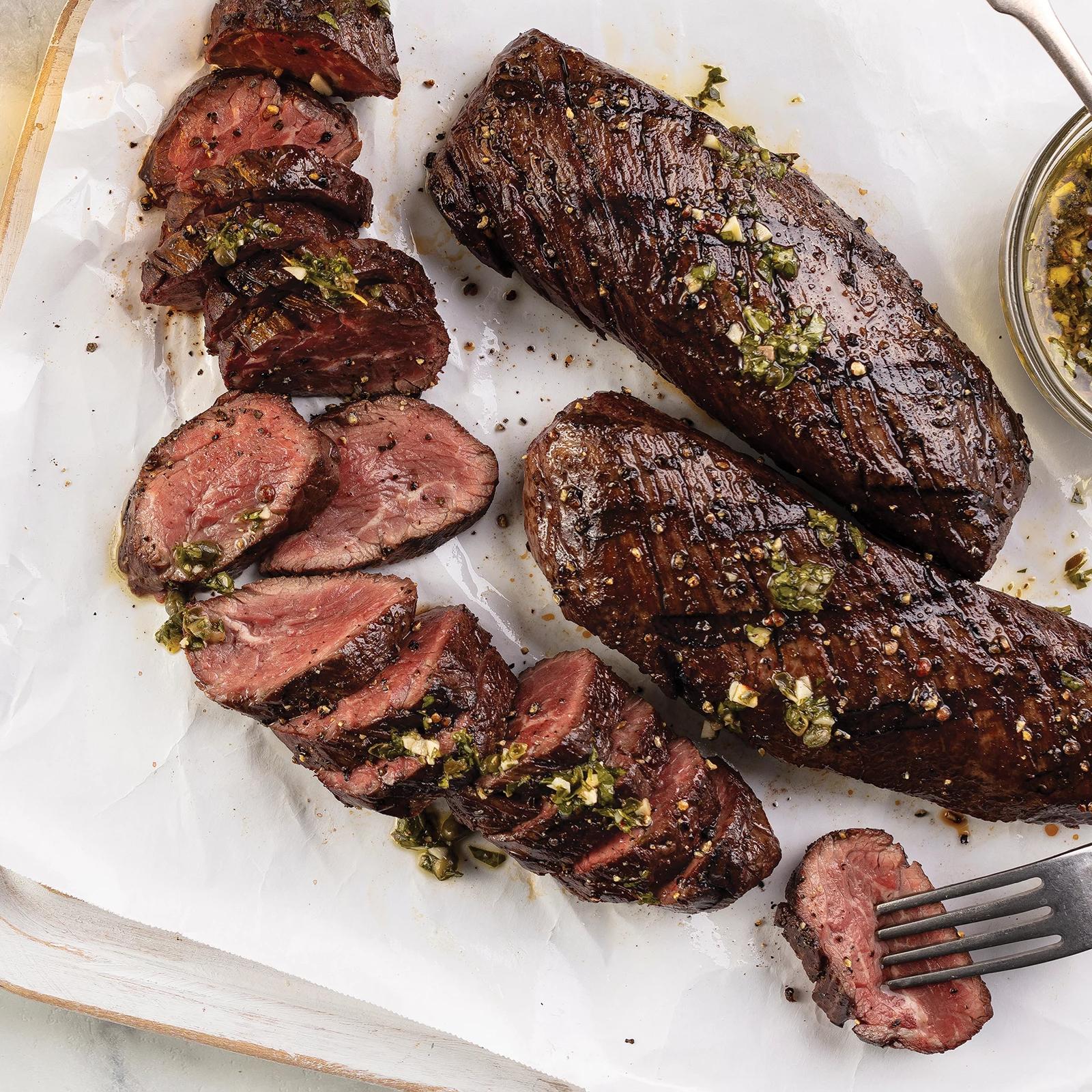 Omaha Steaks Hanger Steaks 4 Pieces 8 oz Per Piece