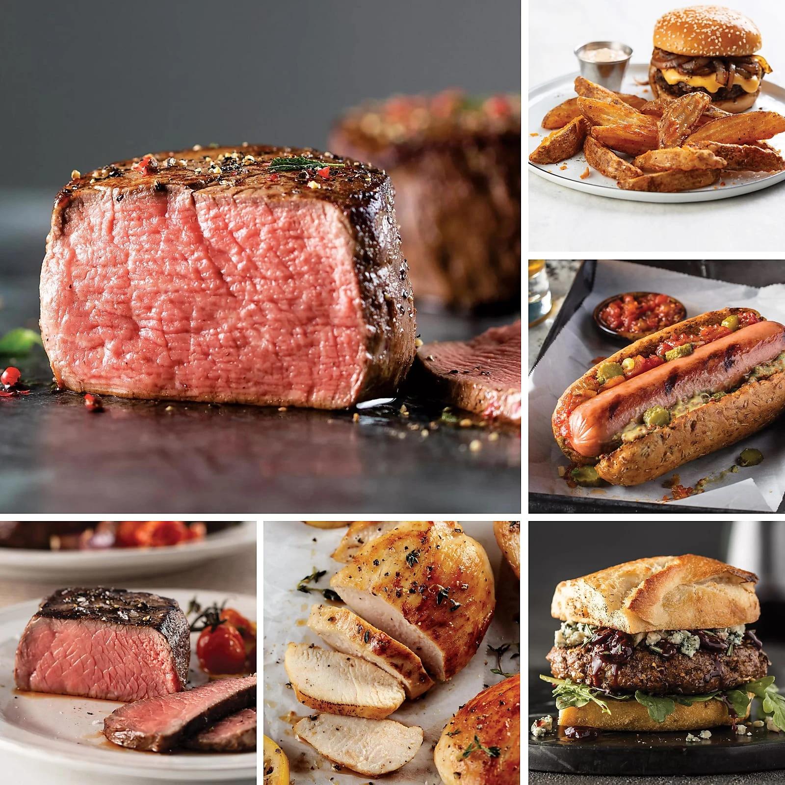 Omaha Steaks Deluxe Gift + FREE Burgers & Shipping