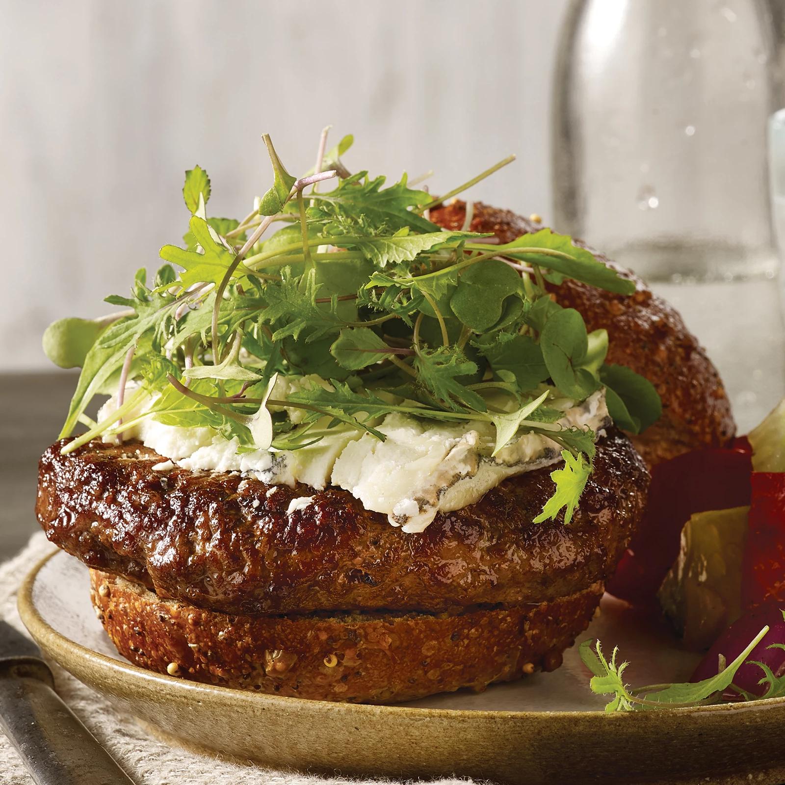 Grass-Fed Ground Beef Burgers 4 Pieces 6 oz Per Piece