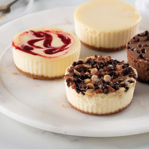 Omaha Steaks Individual Assorted Cheesecakes 4 Pieces 4 oz Per Piece