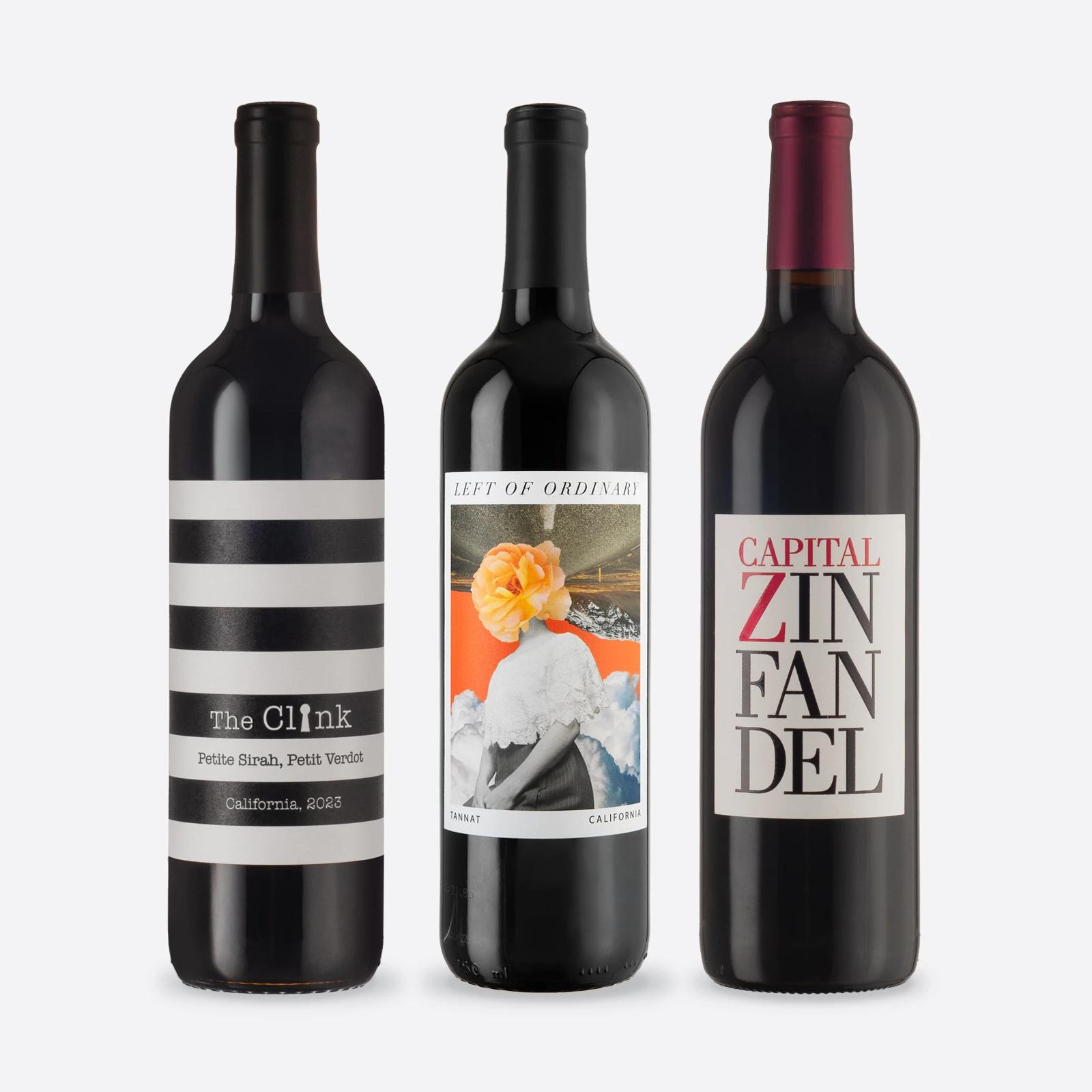 Gold-Medal California Reds Trio