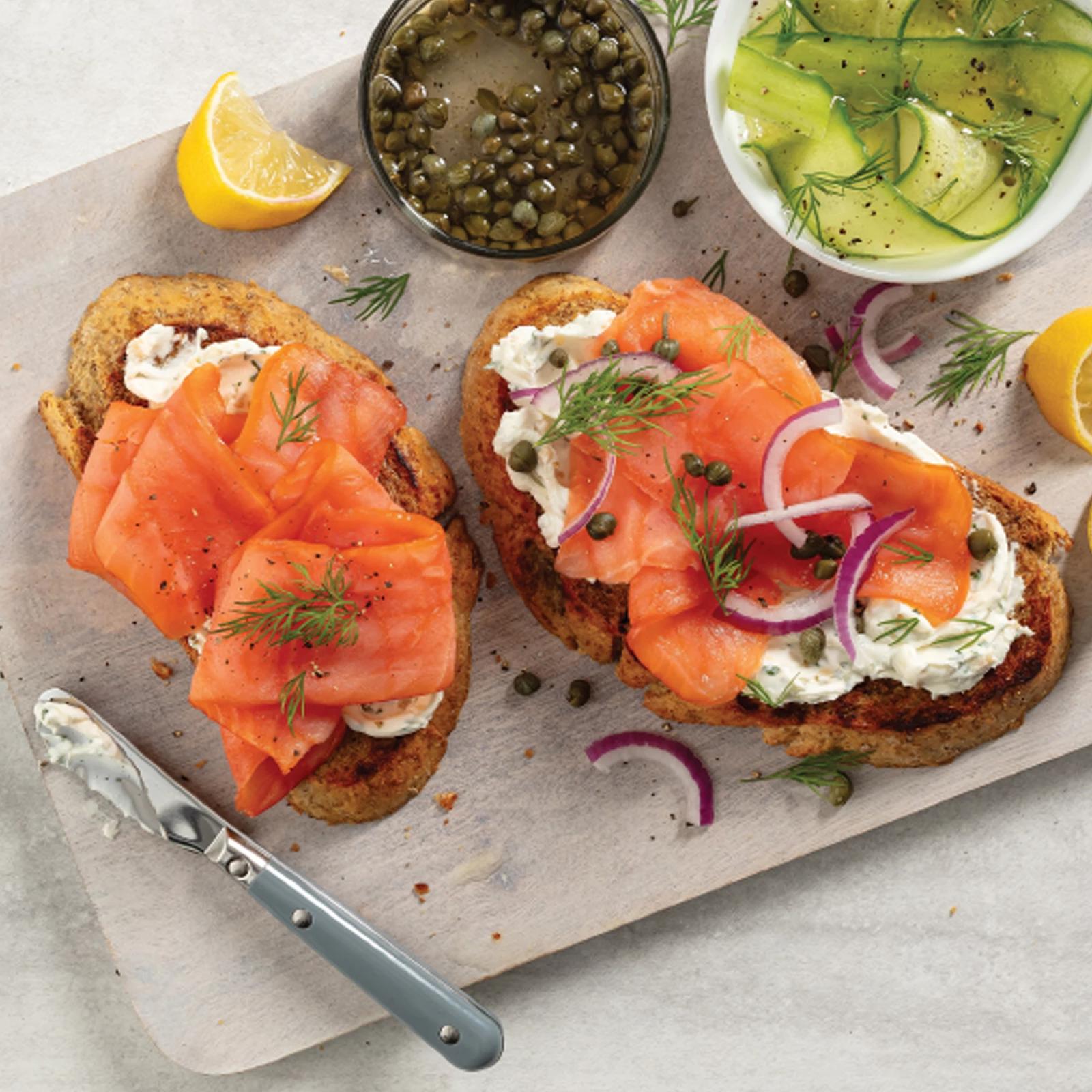 Omaha Steaks Cold-Smoked Salmon 3 Pieces 4 oz Per Piece