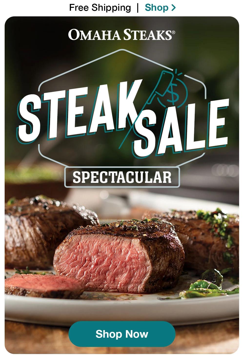 Free Shipping | Shop > ОМАНА STEAKS® STEAK SALE SPECTACULAR || Shop Now