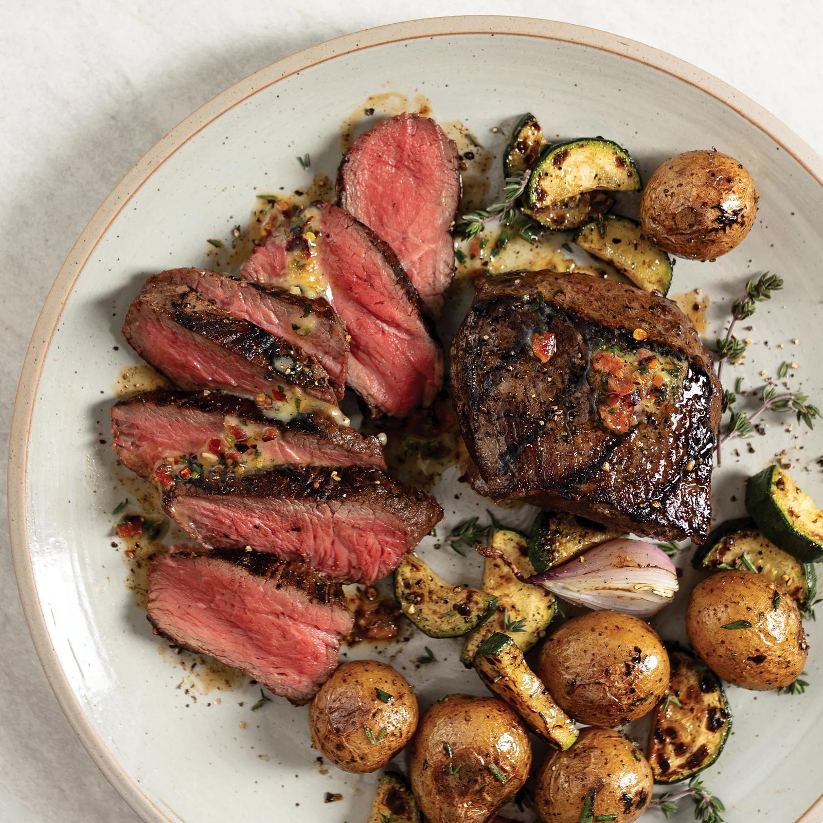 Omaha Steaks Whiskey-Marinated Top Sirloins 4 Pieces 6 oz Per Piece