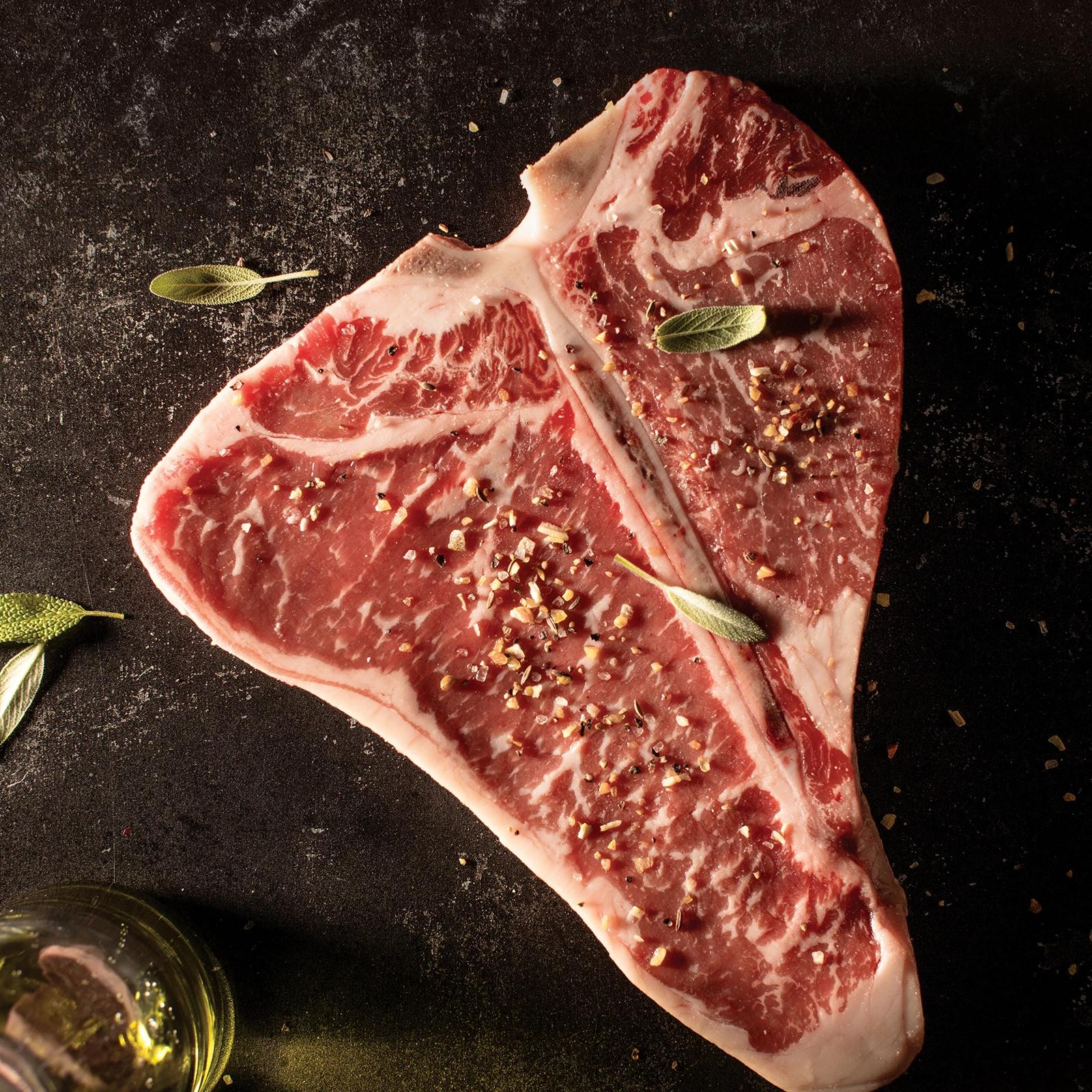 Private Reserve Porterhouse Steaks 8 Pieces 24 oz Per Piece