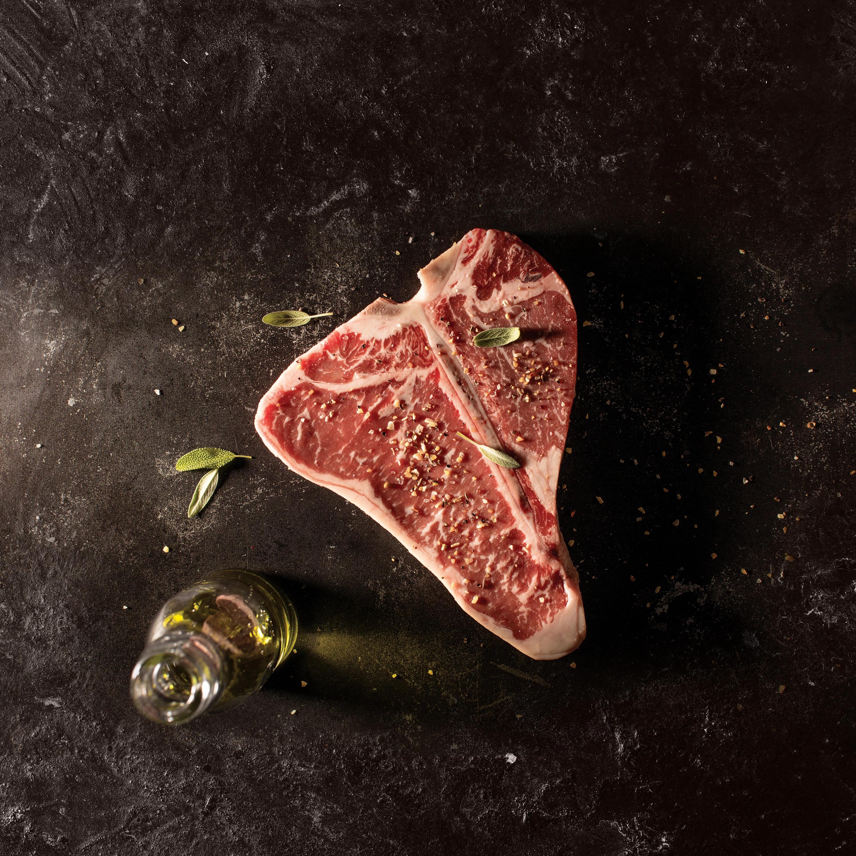 Omaha Steaks 2 (24 oz.) Porterhouse Steaks + Seasoning (Porterhouse Steaks  and Omaha Steaks Seasoning)