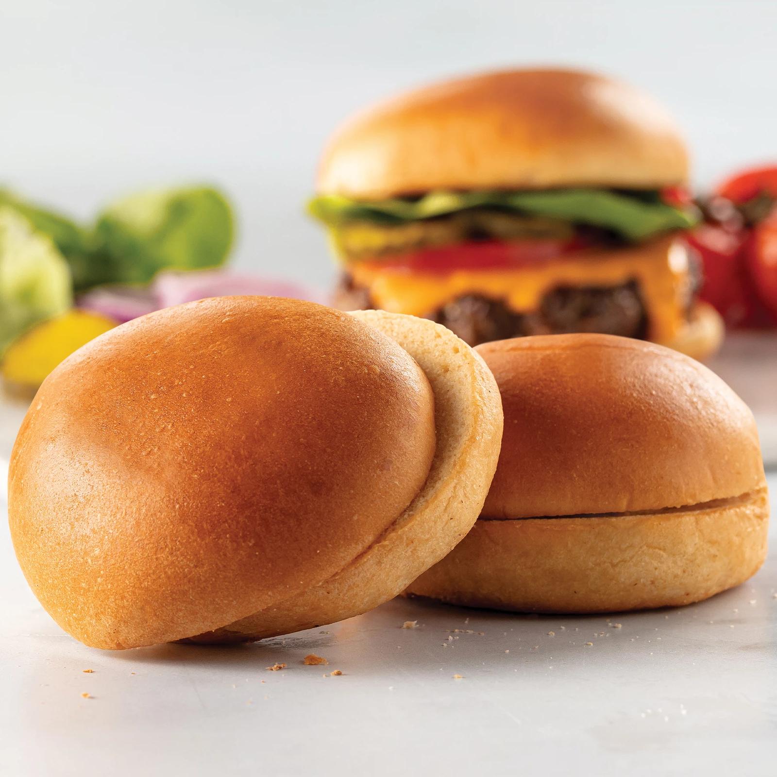 Omaha Steaks Brioche Hamburger Buns 8 Pieces 2.75 oz Per Piece