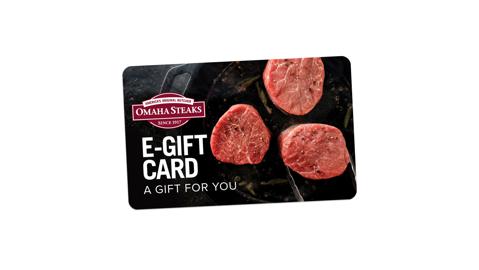 E-Gift Card  Omaha Steaks