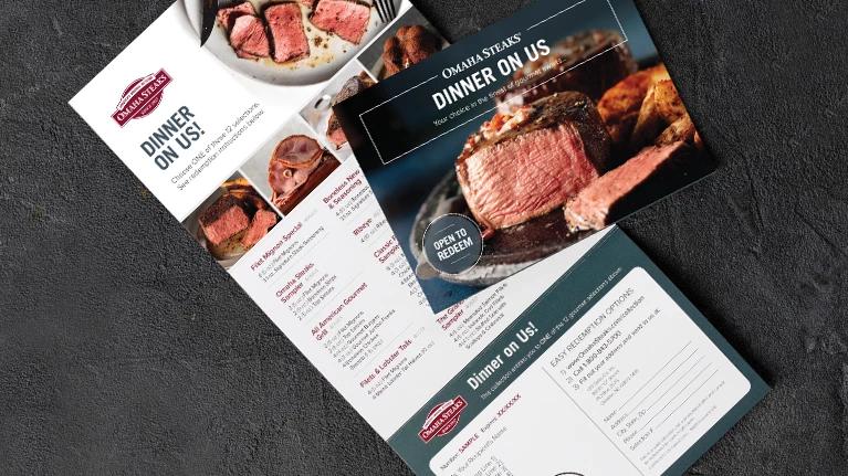 WOW NEW Your Omaha Steaks Guide Steak Lover's Companion Booklet Pamphlet  L@@K!