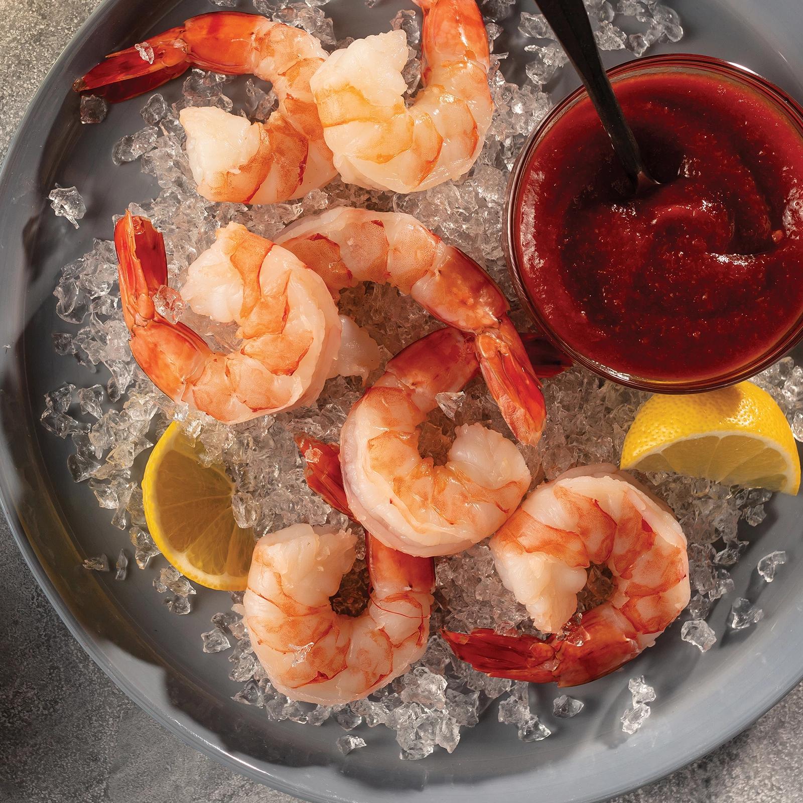 Shrimp with Bloody Mary Cocktail Sauce