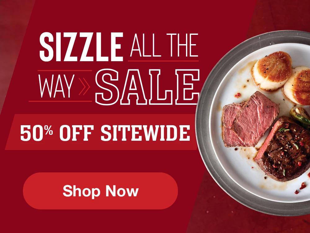 SIZZLE ALL THE WAY SALE | 50% OFF SITEWIDE || Shop Now