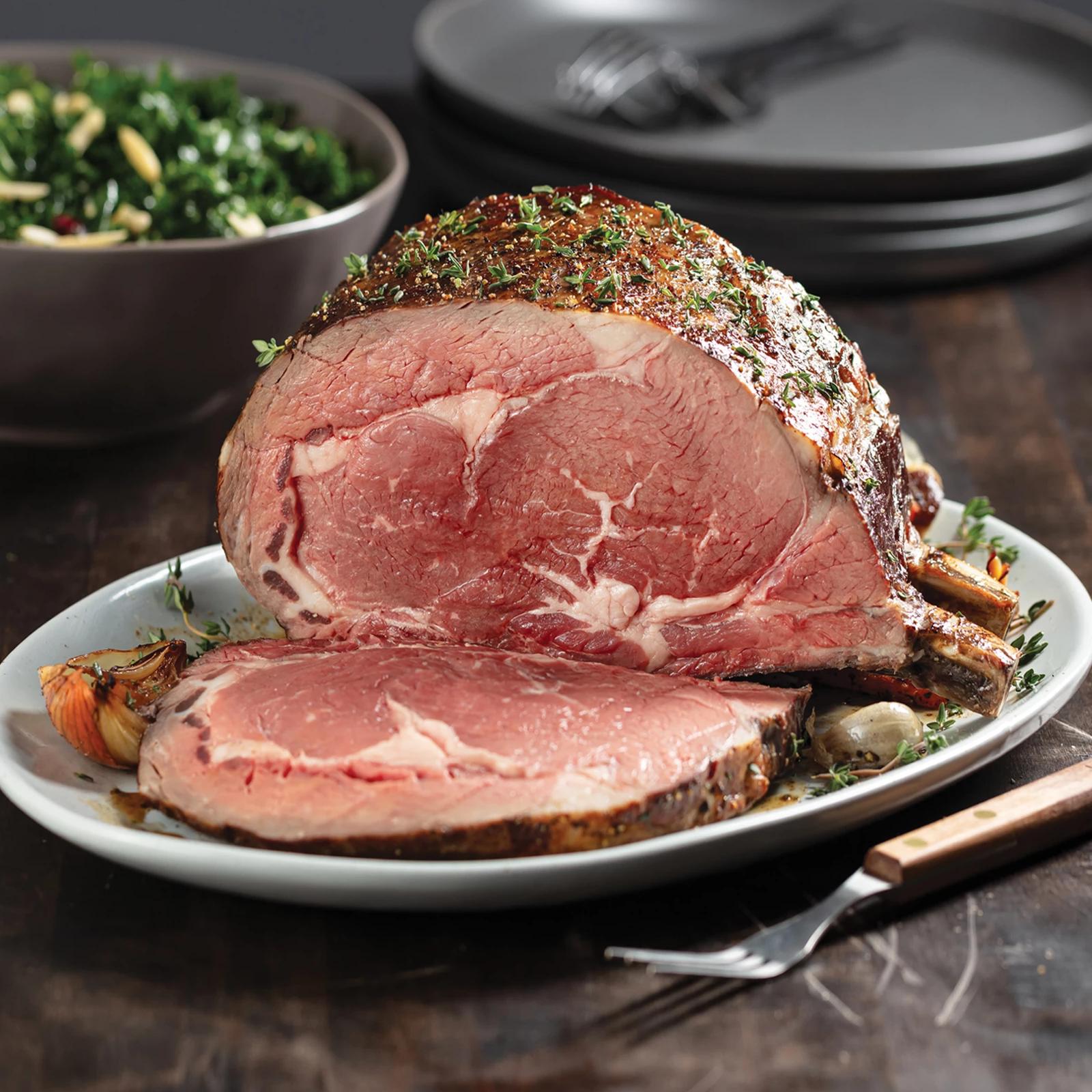 Omaha Steaks Frenched Bone-In Prime Rib Roast 1 Piece 4 lbs