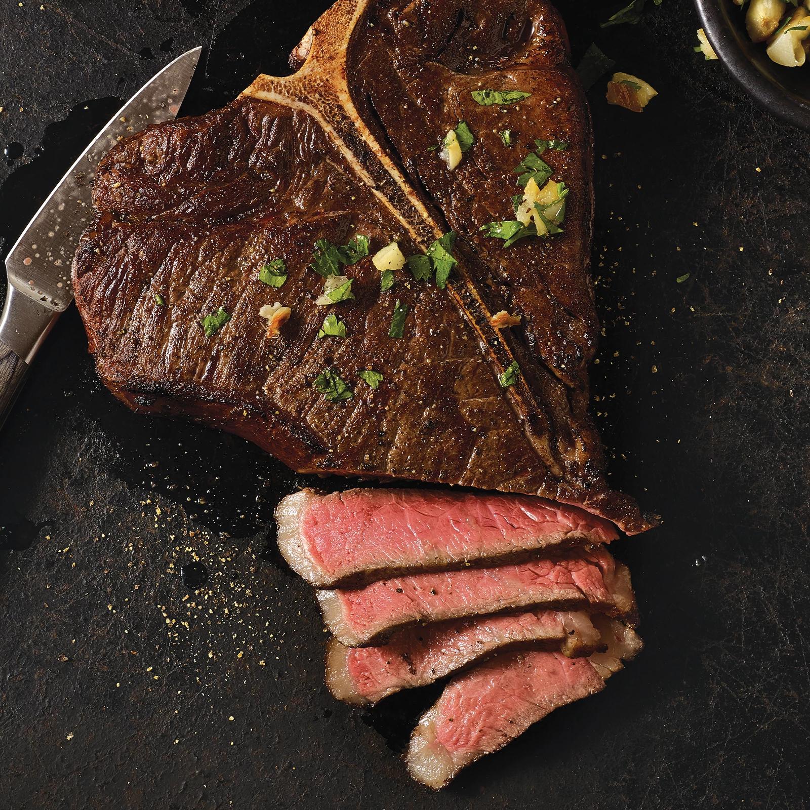 Private Reserve T-Bone Steaks 4 Pieces 20 oz Per Piece