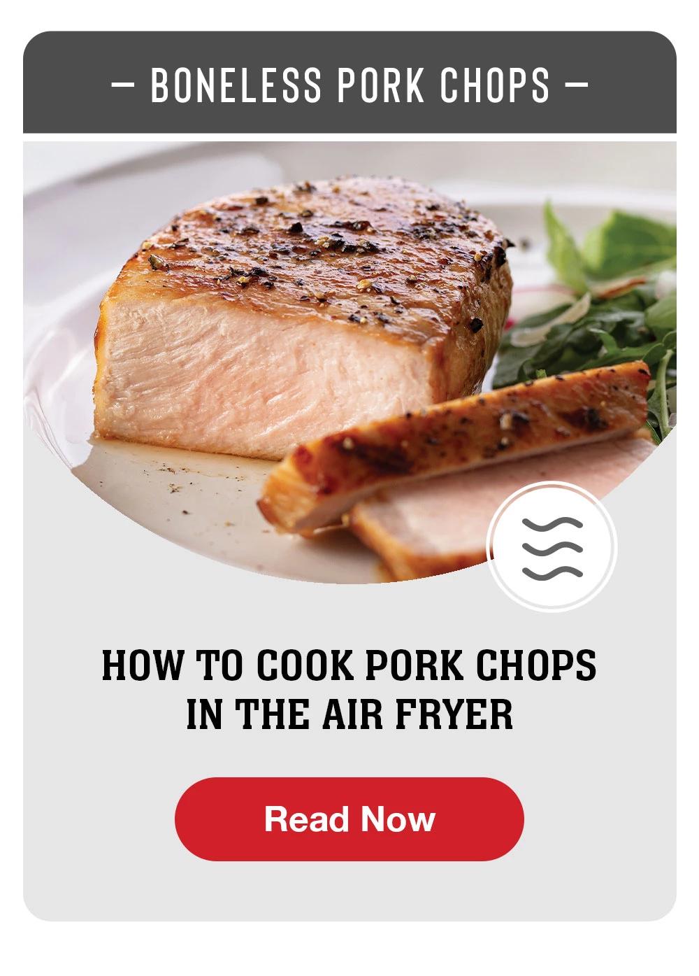 BONELESS PORK CHOPS | How to Cook Pork Chops in the Air Fryer || READ NOW