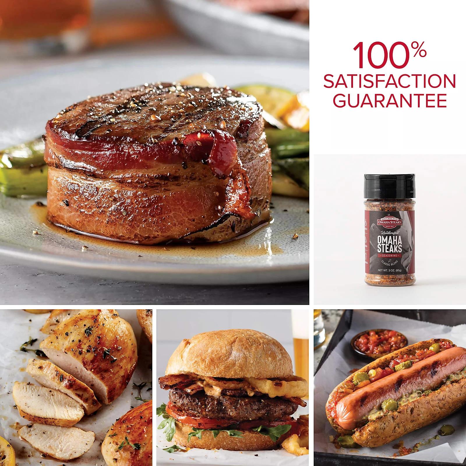 Omaha Steaks Deluxe Father's Day Gift + FREE Burgers