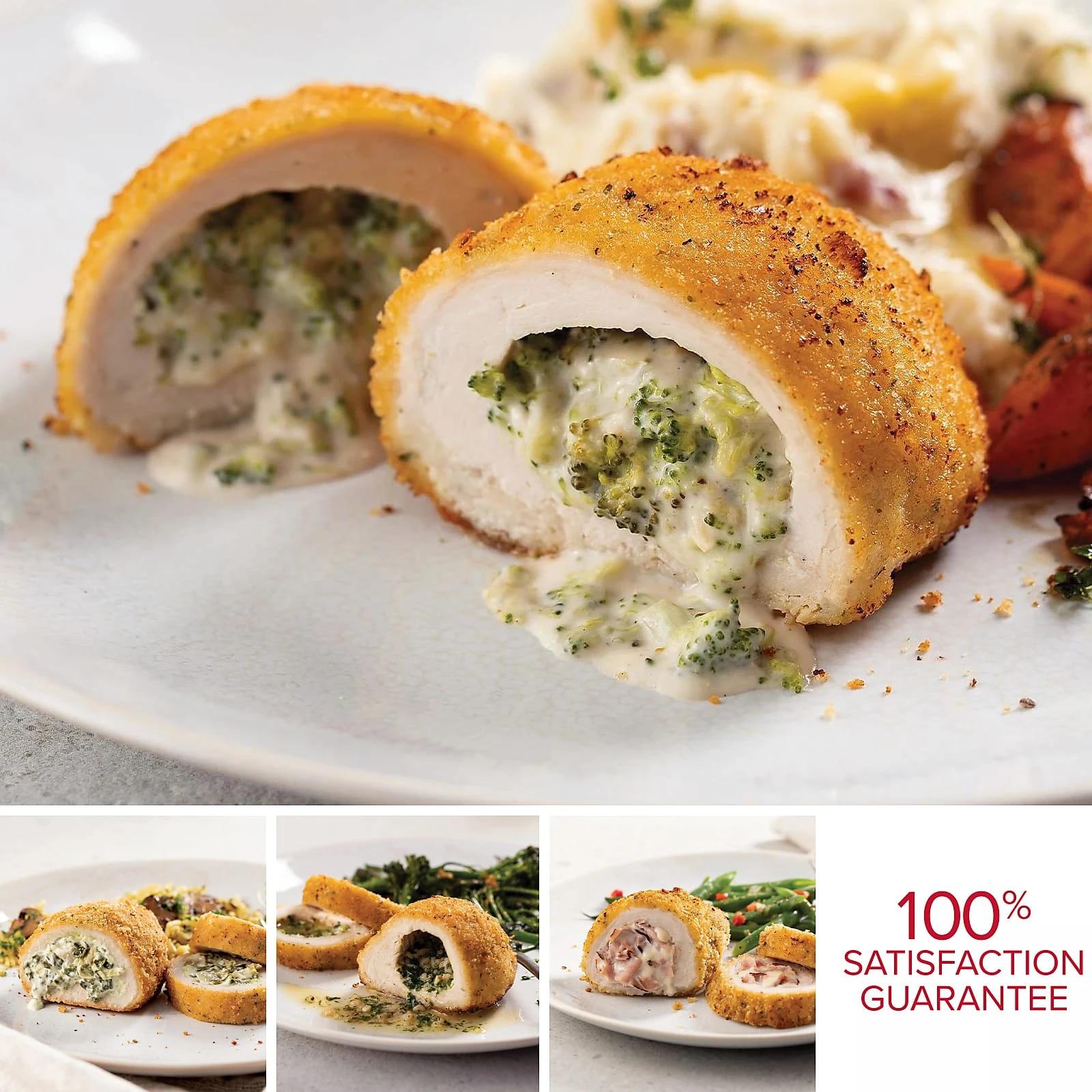 Stuffed Chicken Sampler