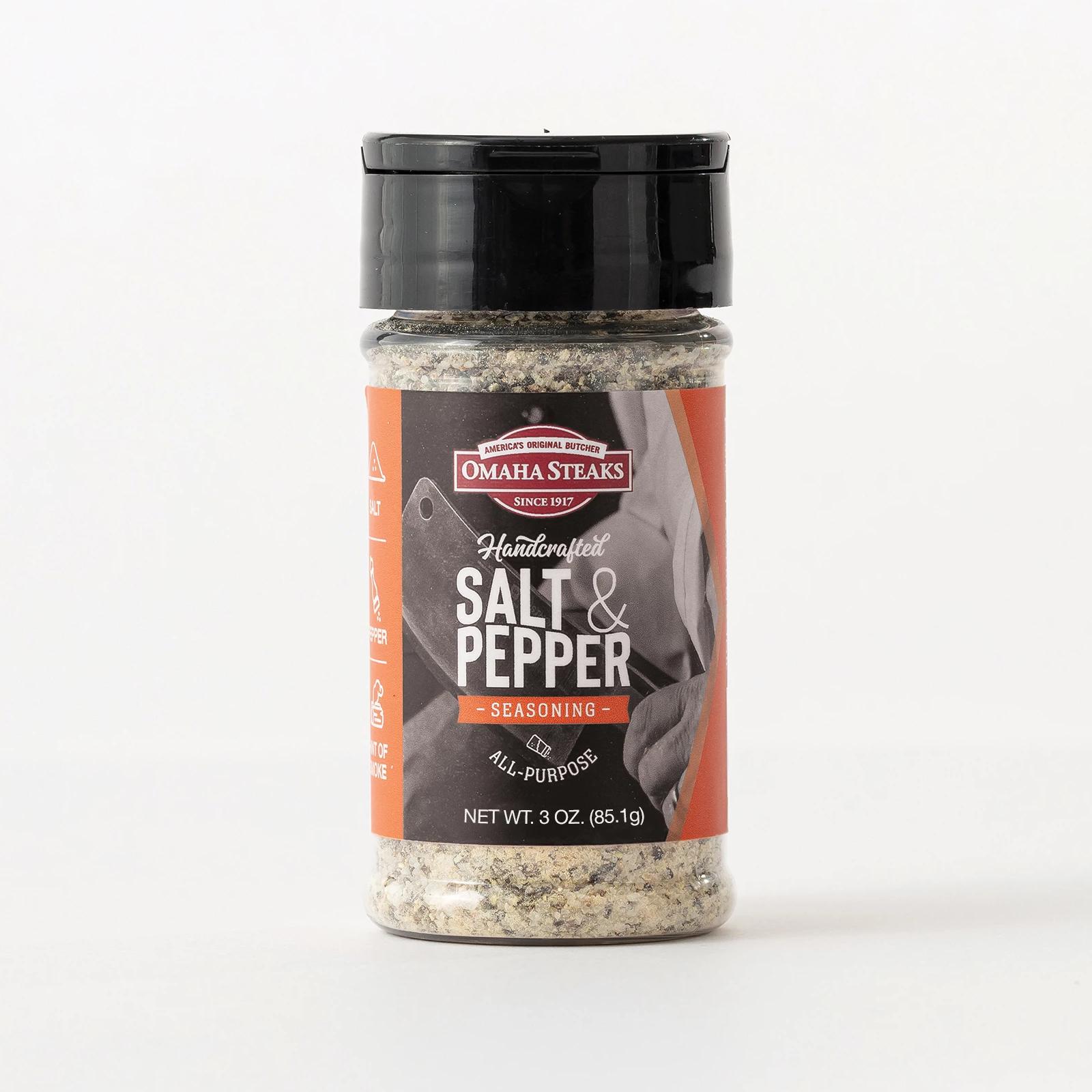 Omaha Steaks Salt & Pepper Seasoning 3 oz