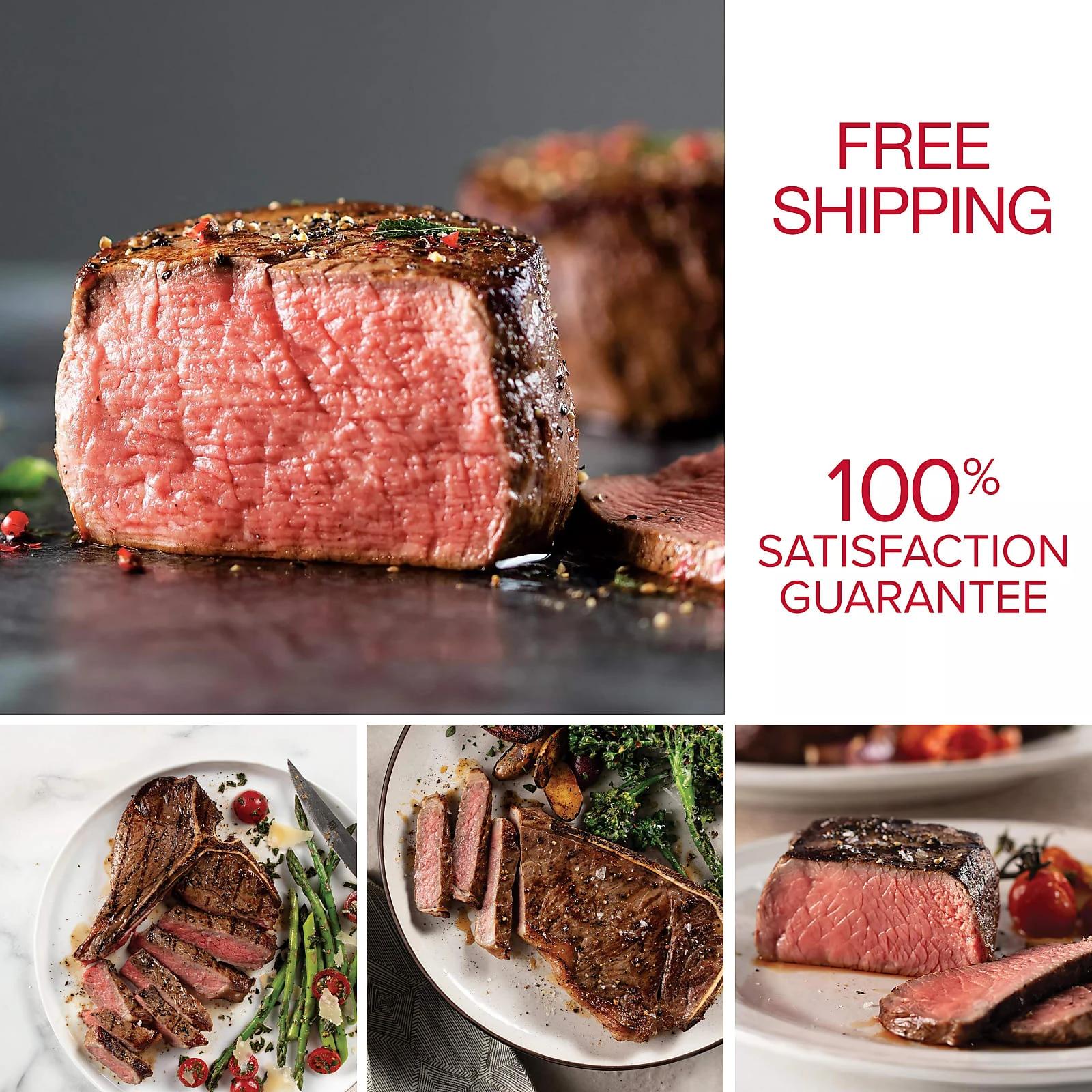 Omaha Steaks Steaks & Red Wines Pairing Sampler