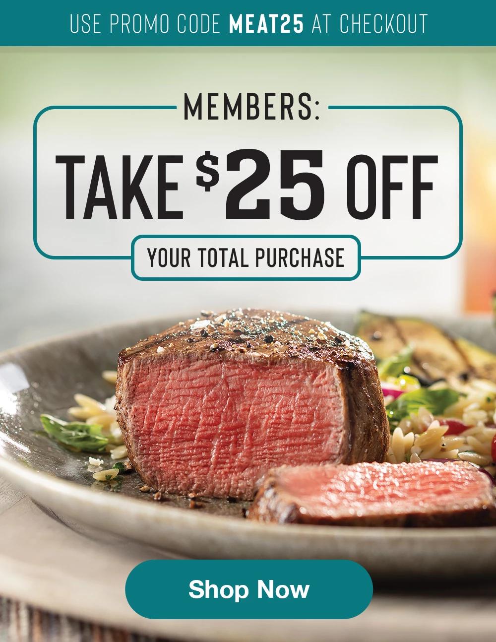 Omaha Steaks Gift Card, $25