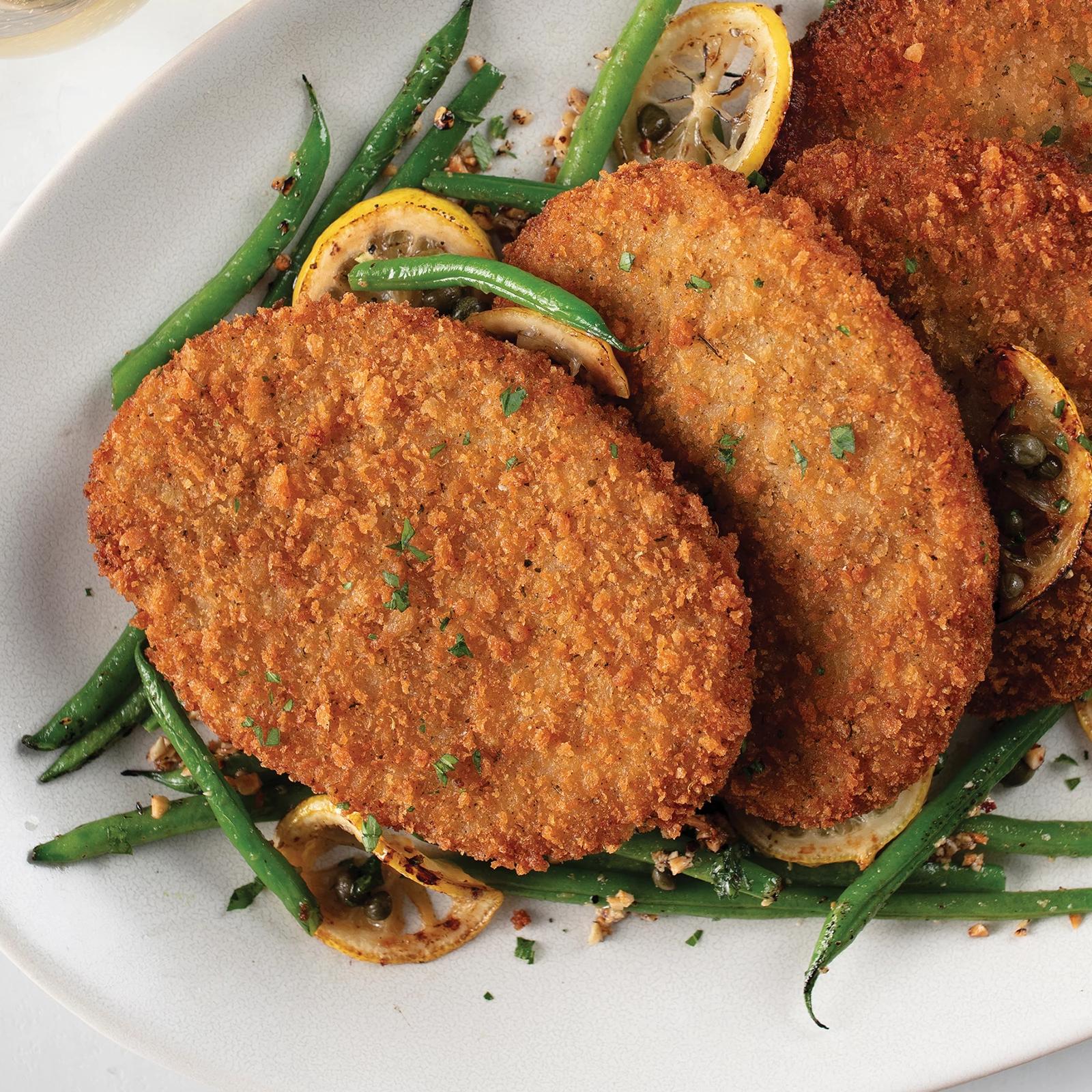 Italian Breaded Veal Patties 8 Pieces 4 oz Per Piece