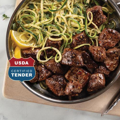Triple-Trimmed Filet Mignon Tips 3 Pieces 1 lb Per Piece