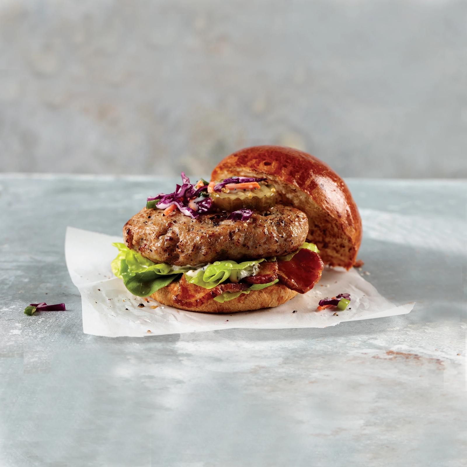 Pork & Bacon Burgers | Omaha Steaks