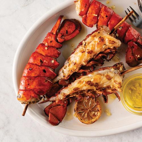 Split Lobster Tail Skewers 8 Pieces 2.38 oz Per Piece